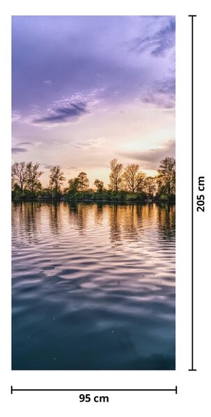 Fototapeta na dveře - Jezero (95x205cm)