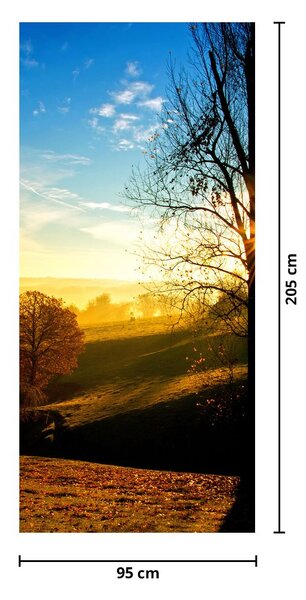 Fototapeta na dveře - Východ slunce (95x205cm)