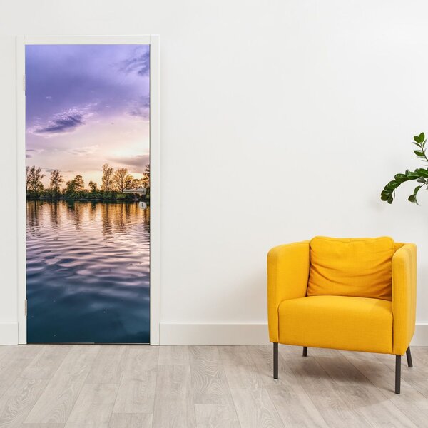 Fototapeta na dveře - Jezero (95x205cm)