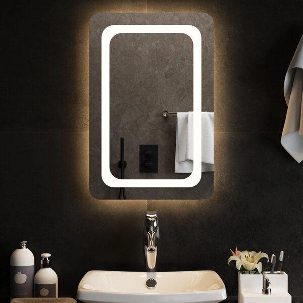 Koupelnové zrcadlo s LED osvětlením 40x60 cm