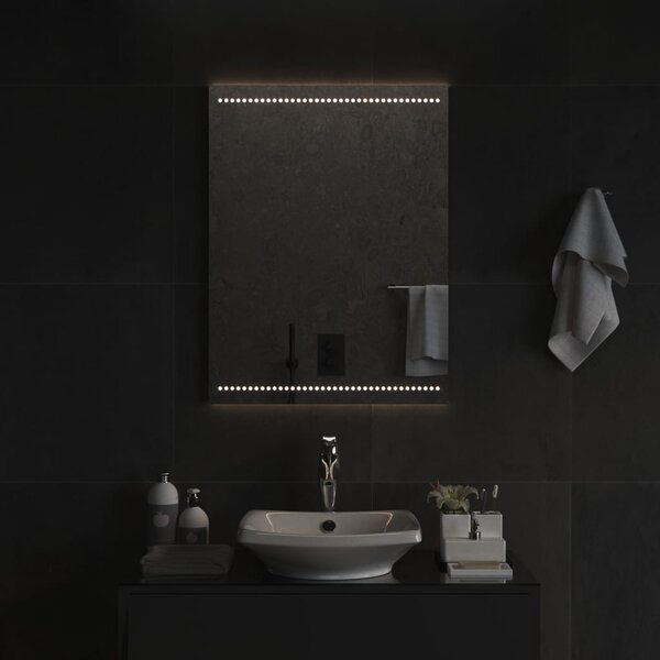 Koupelnové zrcadlo s LED osvětlením 60 x 80 cm
