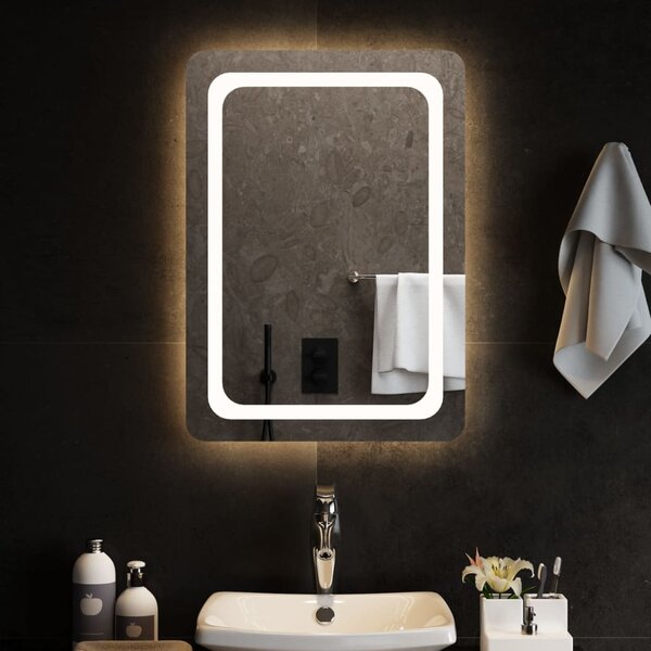 Koupelnové zrcadlo s LED osvětlením 50x70 cm
