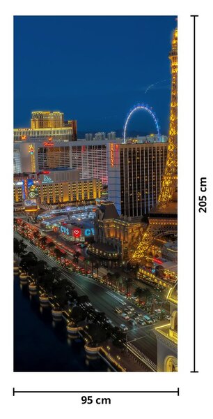 Fototapeta na dveře - Las Vegas (95x205cm)