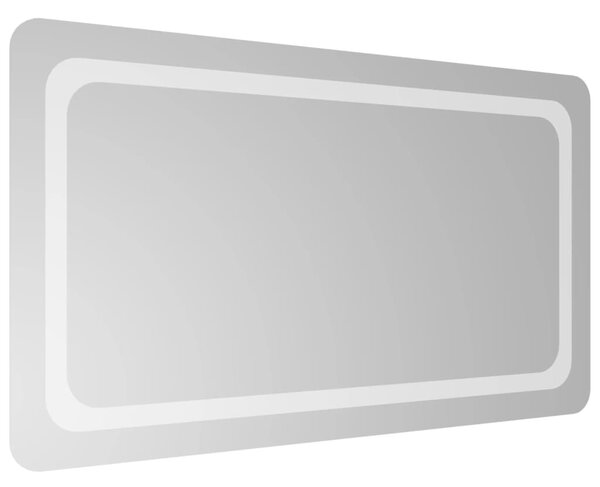 Koupelnové zrcadlo s LED osvětlením 50 x 90 cm