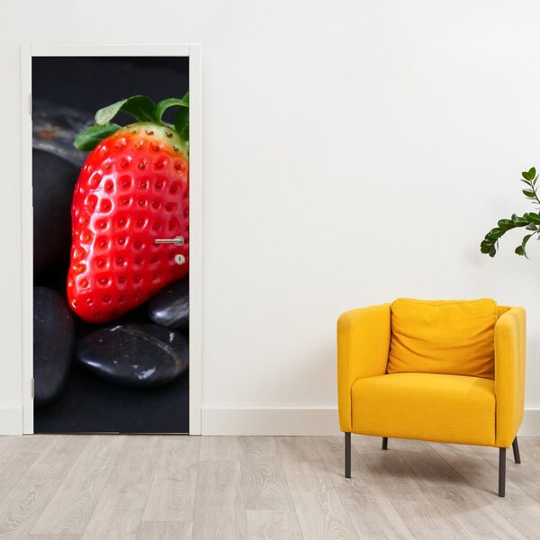 Fototapeta na dveře - Jahoda (95x205cm)