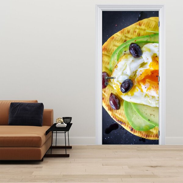 Fototapeta na dveře - Zdravé palačinky (95x205cm)