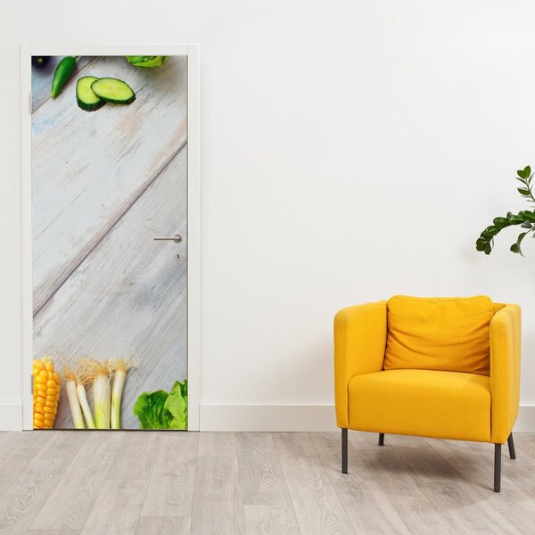 Fototapeta na dveře - Zelenina (95x205cm)
