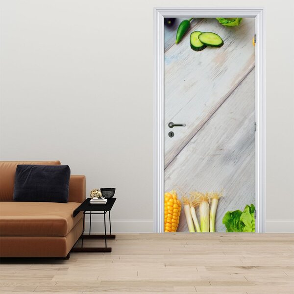 Fototapeta na dveře - Zelenina (95x205cm)