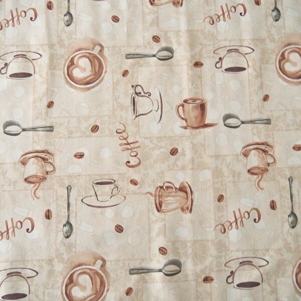 PVC ubrusovina - Coffee