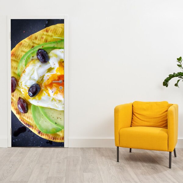 Fototapeta na dveře - Zdravé palačinky (95x205cm)
