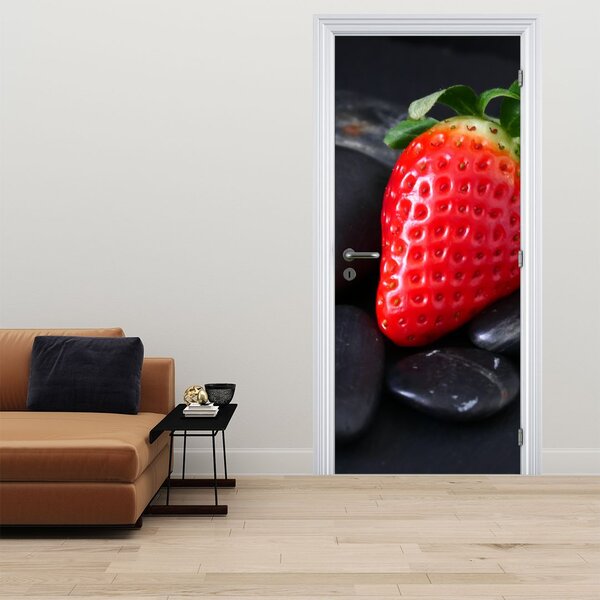 Fototapeta na dveře - Jahoda (95x205cm)
