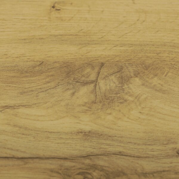 Jídelní stůl 160x90 cm, rozkládací HT-R5624 OAK dub / černé nohy