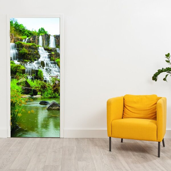 Fototapeta na dveře - Vodopády (95x205cm)