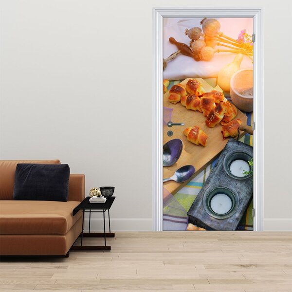 Fototapeta na dveře - Letní piknik (95x205cm)