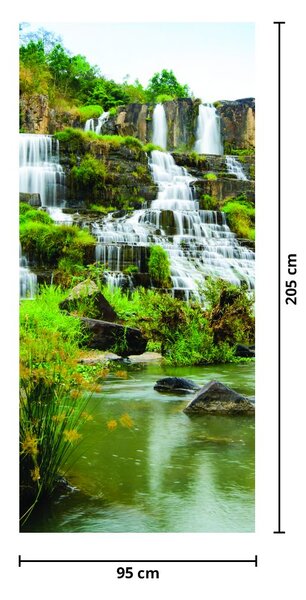 Fototapeta na dveře - Vodopády (95x205cm)