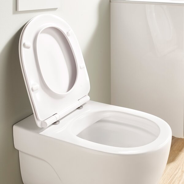 Roca Meridian-N Compacto sada wc s mísou a sedátkem závěsná bez splachovacího kruhu bílá A34H242000