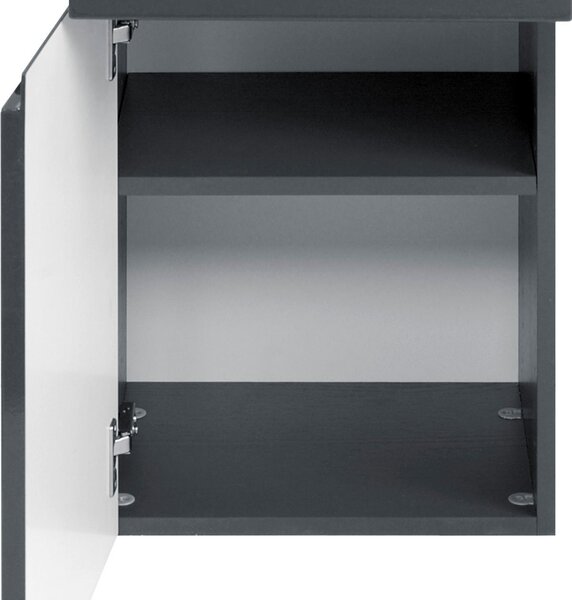 MIDI SKŘÍŇKA, barvy grafitu, 40/130/35 cm Held - Koupelnové série, Online Only