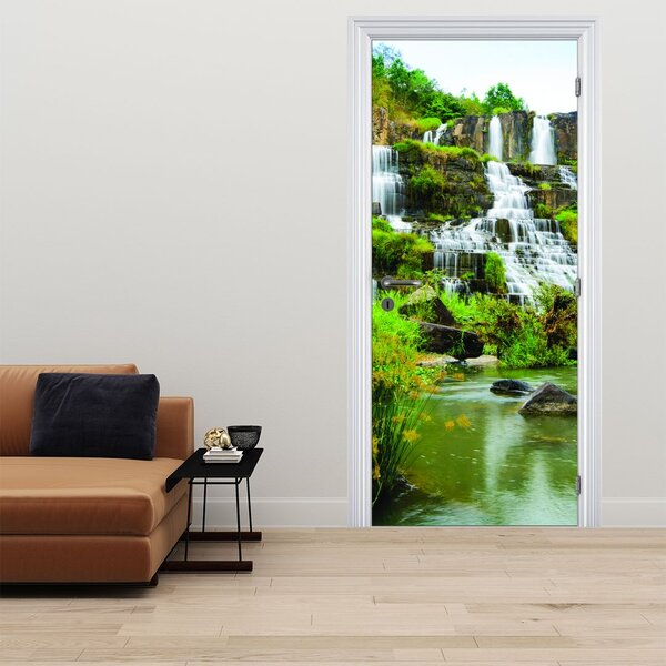 Fototapeta na dveře - Vodopády (95x205cm)