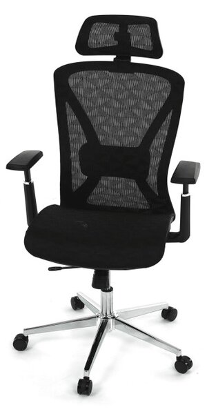 Kancelářská židle černá KA-S258 BK
