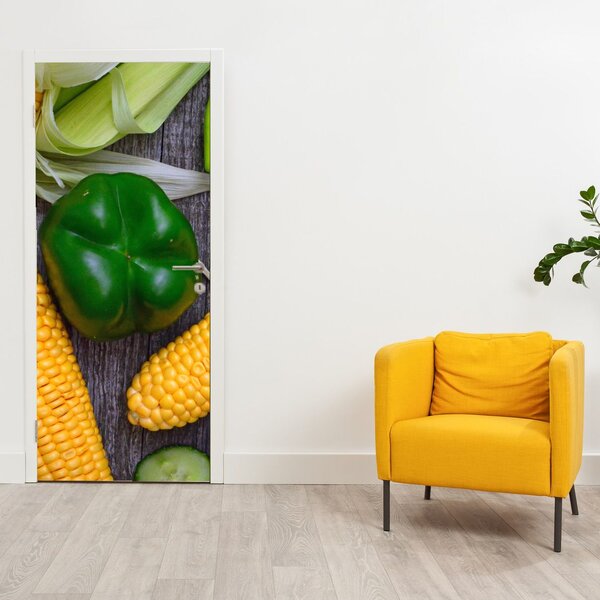 Fototapeta na dveře - Zelenina (95x205cm)