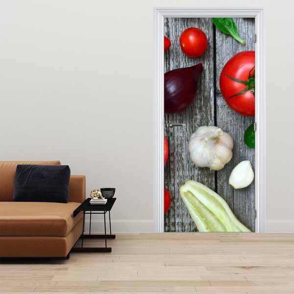 Fototapeta na dveře - Zelenina (95x205cm)
