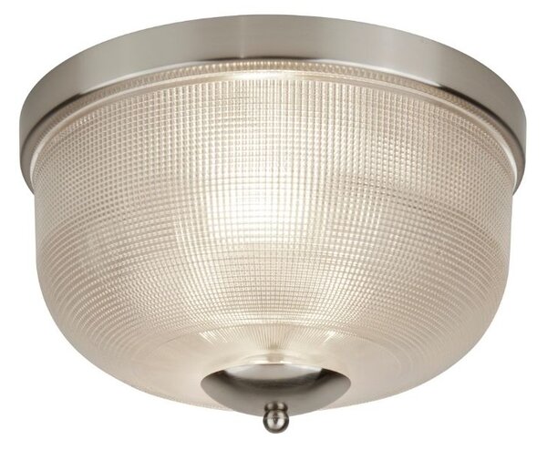 Searchlight 1352-2SS Bistro II stropní svítidlo matný chrom a sklo