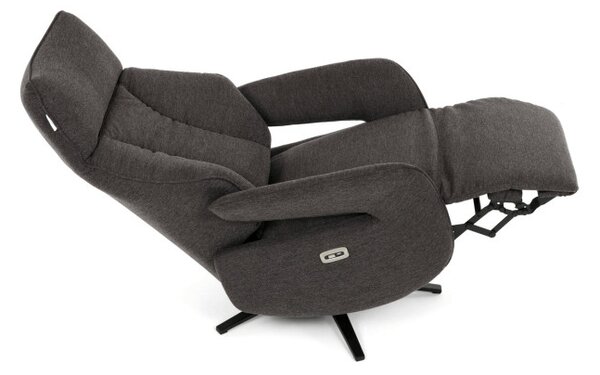 Polohovací křeslo hnědé, elektrické TV-B3973 BR2
