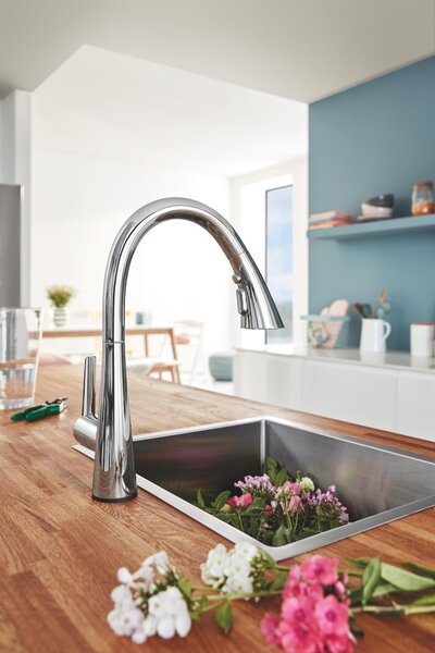 Grohe Zedra kuchyňská baterie stojící StarLight Chrome 32294002