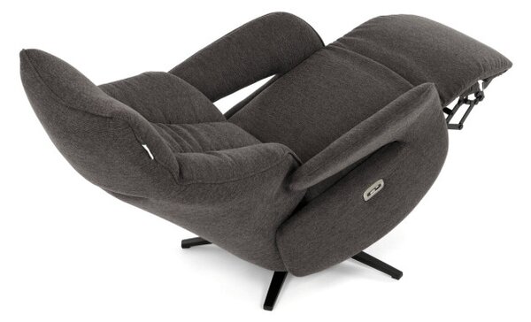 Polohovací křeslo hnědé, elektrické TV-B3973 BR2