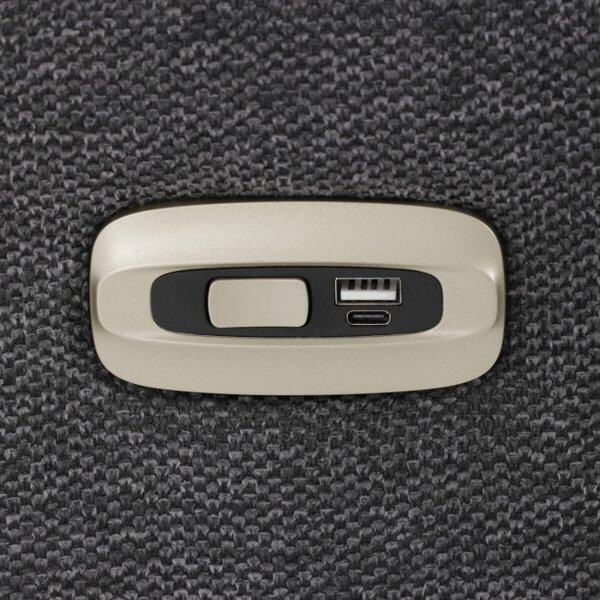 Polohovací křeslo šedé, elektrické TV-B3973 GREY2