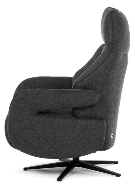 Polohovací křeslo šedé, elektrické TV-B3973 GREY2