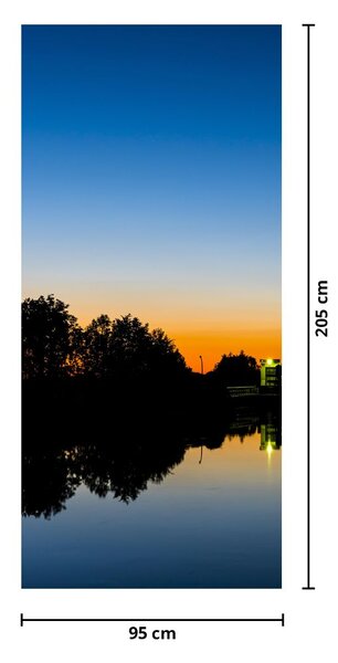 Fototapeta na dveře - Západ slunce (95x205cm)