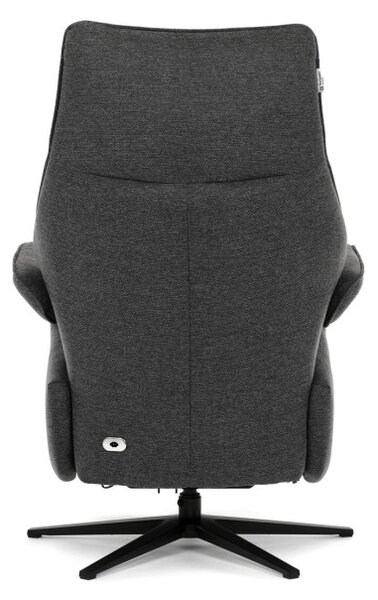Polohovací křeslo šedé, elektrické TV-B3973 GREY2