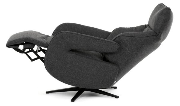 Polohovací křeslo šedé, elektrické TV-B3973 GREY2