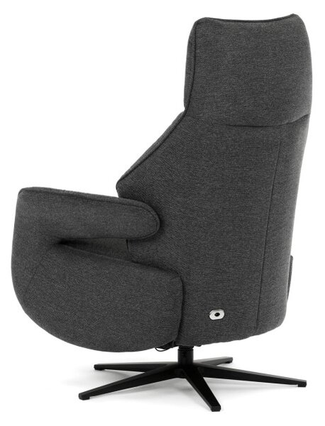 Polohovací křeslo šedé, elektrické TV-B3973 GREY2