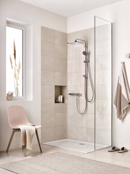 Grohe Vitalio Comfort hlavová sprcha 25x25 cm čtvercový StarLight Chrome 26695000