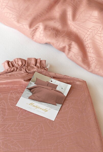 Povlečení Sofie Rose Pink Bambusový damašek 1x 140/200, 1x 70/90