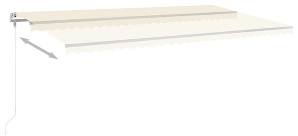 Automatická zatahovací markýza 600 x 350 cm krémová