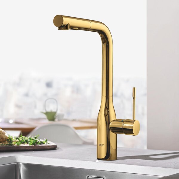 Grohe Essence kuchyňská baterie stojící zlatá/staré zlato 30270GL0