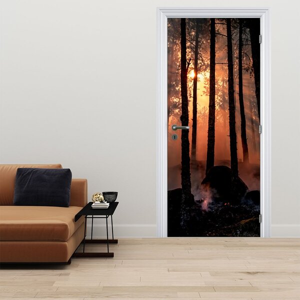 Fototapeta na dveře - Temný les (95x205cm)
