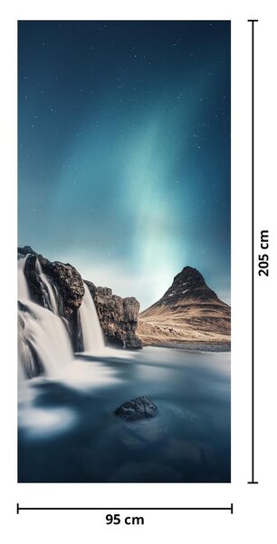 Fototapeta na dveře - Vodopády (95x205cm)