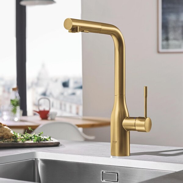 Grohe Essence kuchyňská baterie stojící Brushed Cool Sunrise 30270GN0
