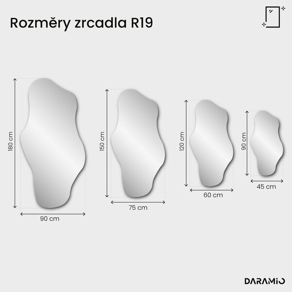 Zrcadlo Pure s fazetou R19