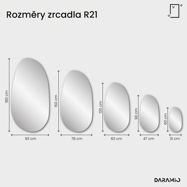 Zrcadlo Pure R21
