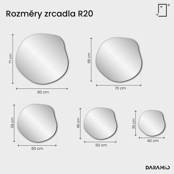 Zrcadlo Pure R20