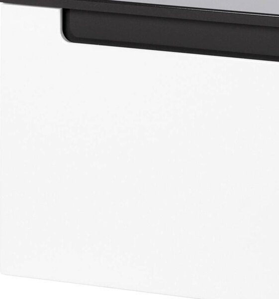 SKŘÍŇKA POD UMYVADLO, antracitová, bílá, bílá, 60/40/35 cm Held - Koupelnové série, Online Only