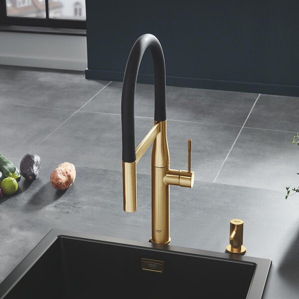 Grohe Essence kuchyňská baterie stojící Brushed Cool Sunrise 30294GN0