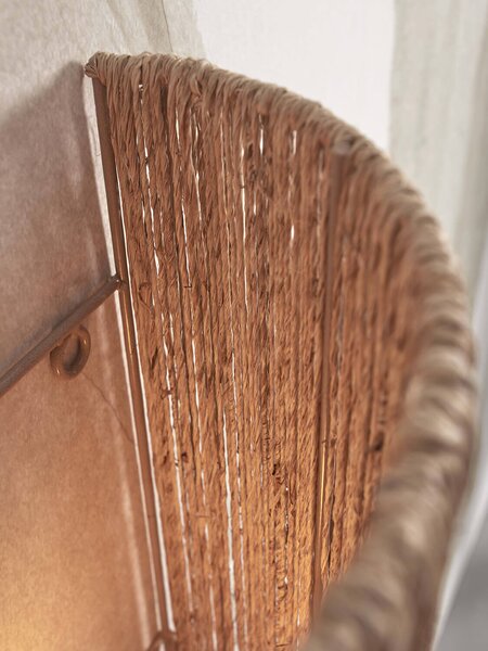 Nástěnná lampa gazuto 32 cm přírodní