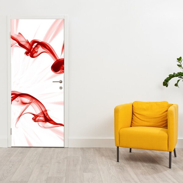 Fototapeta na dveře - Srdce z kouře (95x205cm)
