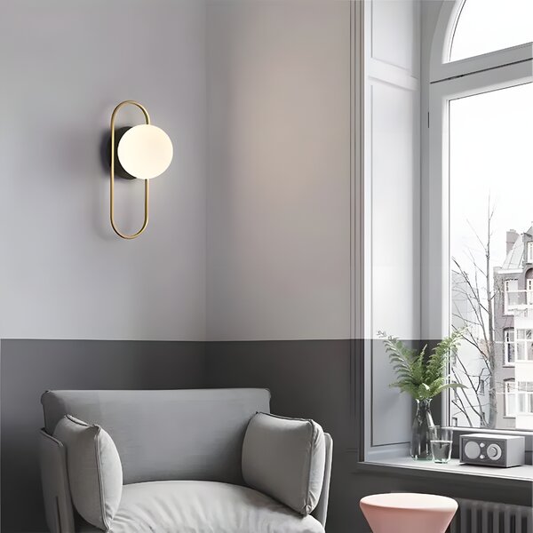 Toolight Nástěnné osvětlení Minimalist APP1756-1W zlaté kartáčované
